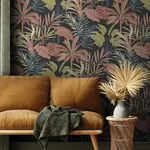 Brewster Home Fashions Rudyard Pink Tropical Flora Wallpaper - SKU RH691603