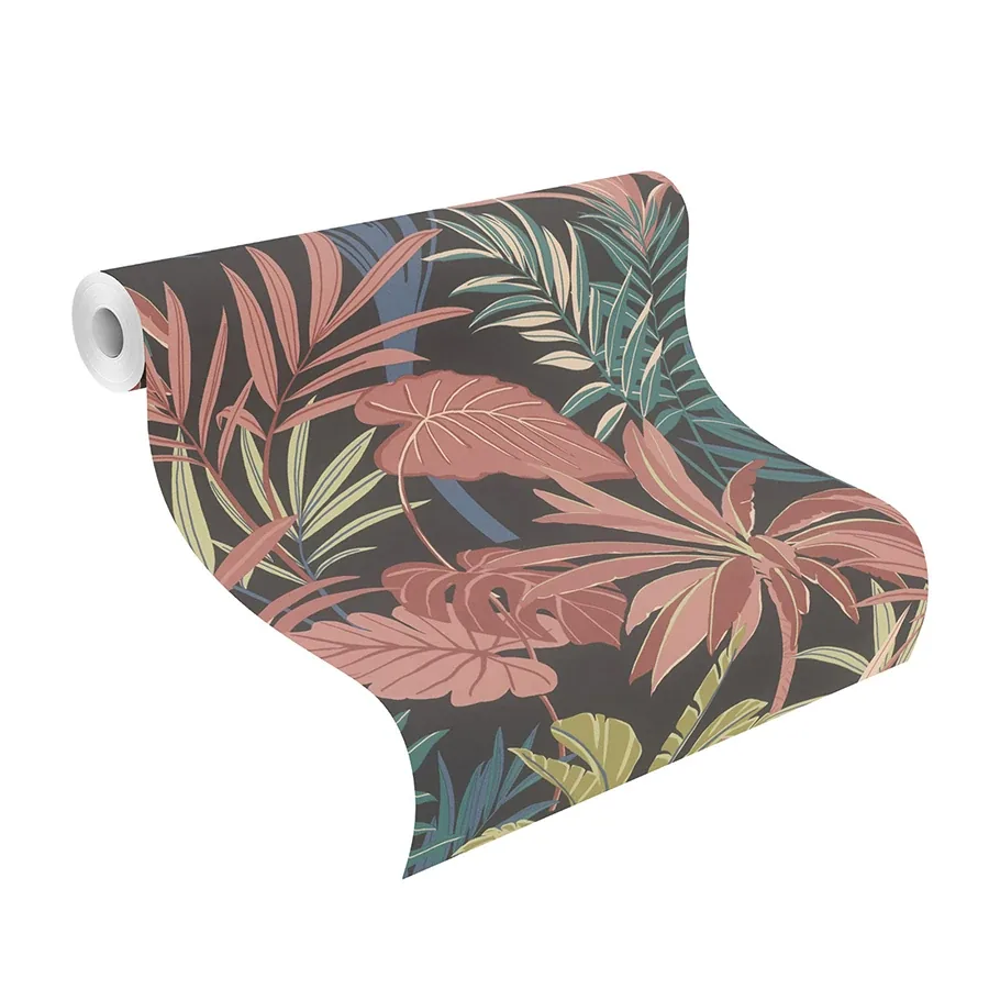 Brewster Home Fashions Rudyard Pink Tropical Flora Wallpaper - SKU RH691603