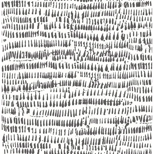 2904-24354 | Runes Black Brushstrokes Wallpaper