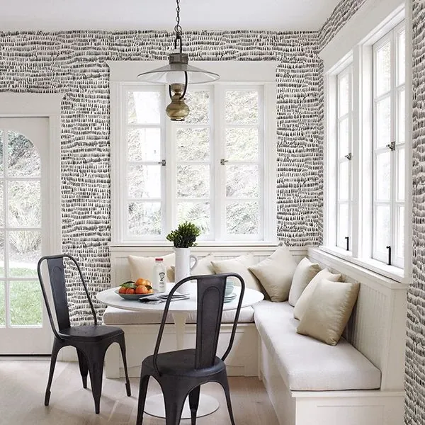 Brewster Home Fashions Runes Black Brushstrokes Wallpaper | Wallpaper Twins Brewster Home Fashions Runes Black Brushstrokes Wallpaper - SKU 2904-24354