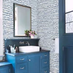 Brewster Home Fashions Runes Blueberry Brushstrokes Wallpaper - SKU 2904-24357