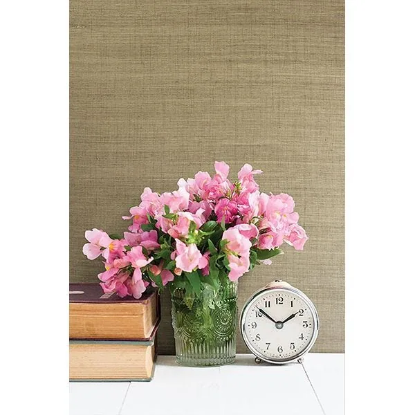 Brewster Home Fashions Ruslan Taupe Sisal Grasscloth Wallpaper | Wallpaper Twins Brewster Home Fashions Ruslan Taupe Sisal Grasscloth Wallpaper - SKU 2622-65411
