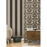 Brewster Home Fashions Rydia Black Stripe Wallpaper - SKU M1707