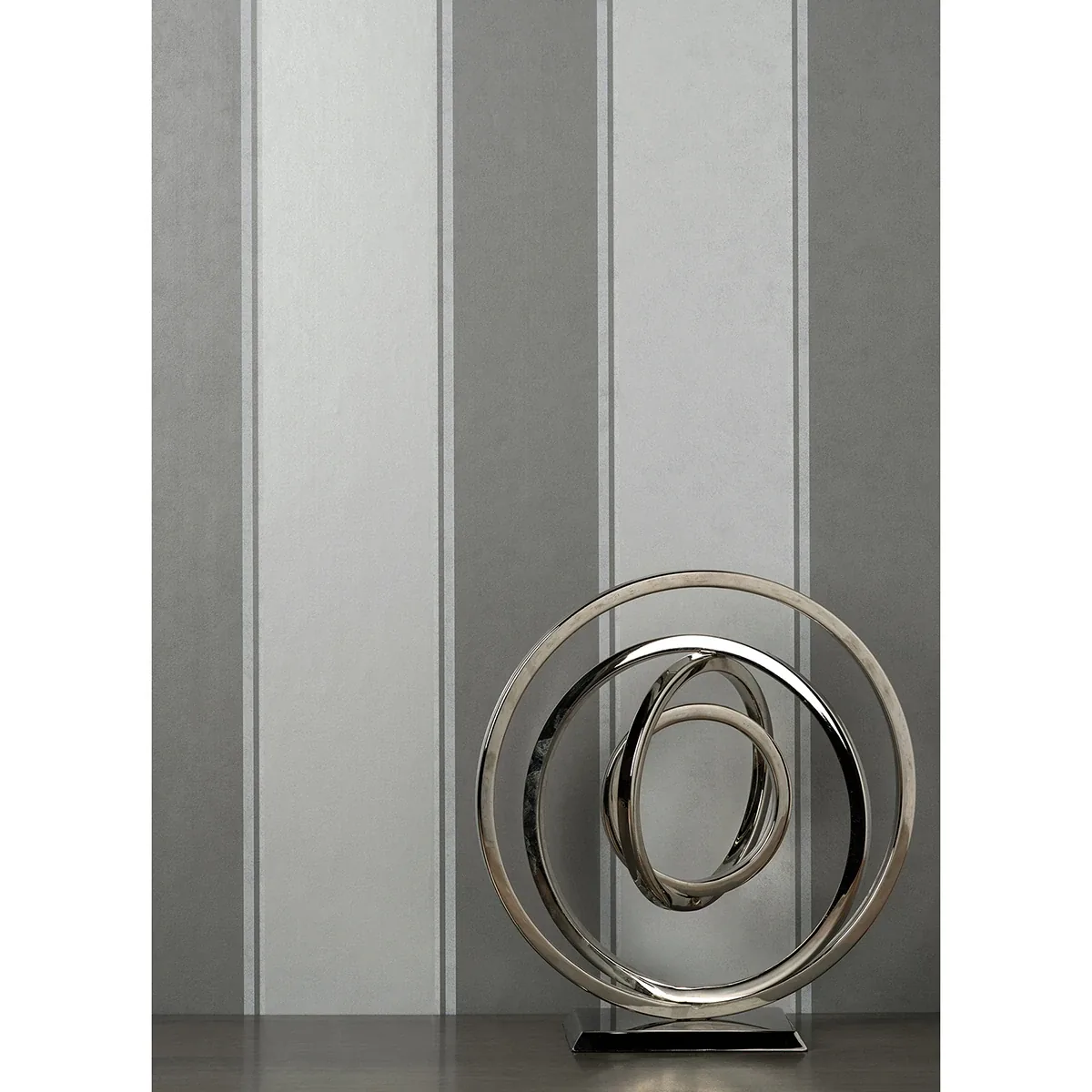Brewster Home Fashions Rydia Grey Stripe Wallpaper - SKU M1709