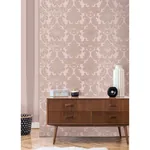 Brewster Home Fashions Rydia Pink Stripe Wallpaper - SKU M1710