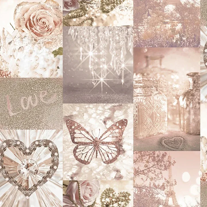 Brewster Home Fashions Ryo Blush Inspirational Wallpaper - SKU AH691107