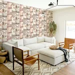 Brewster Home Fashions Ryo Blush Inspirational Wallpaper - SKU AH691107