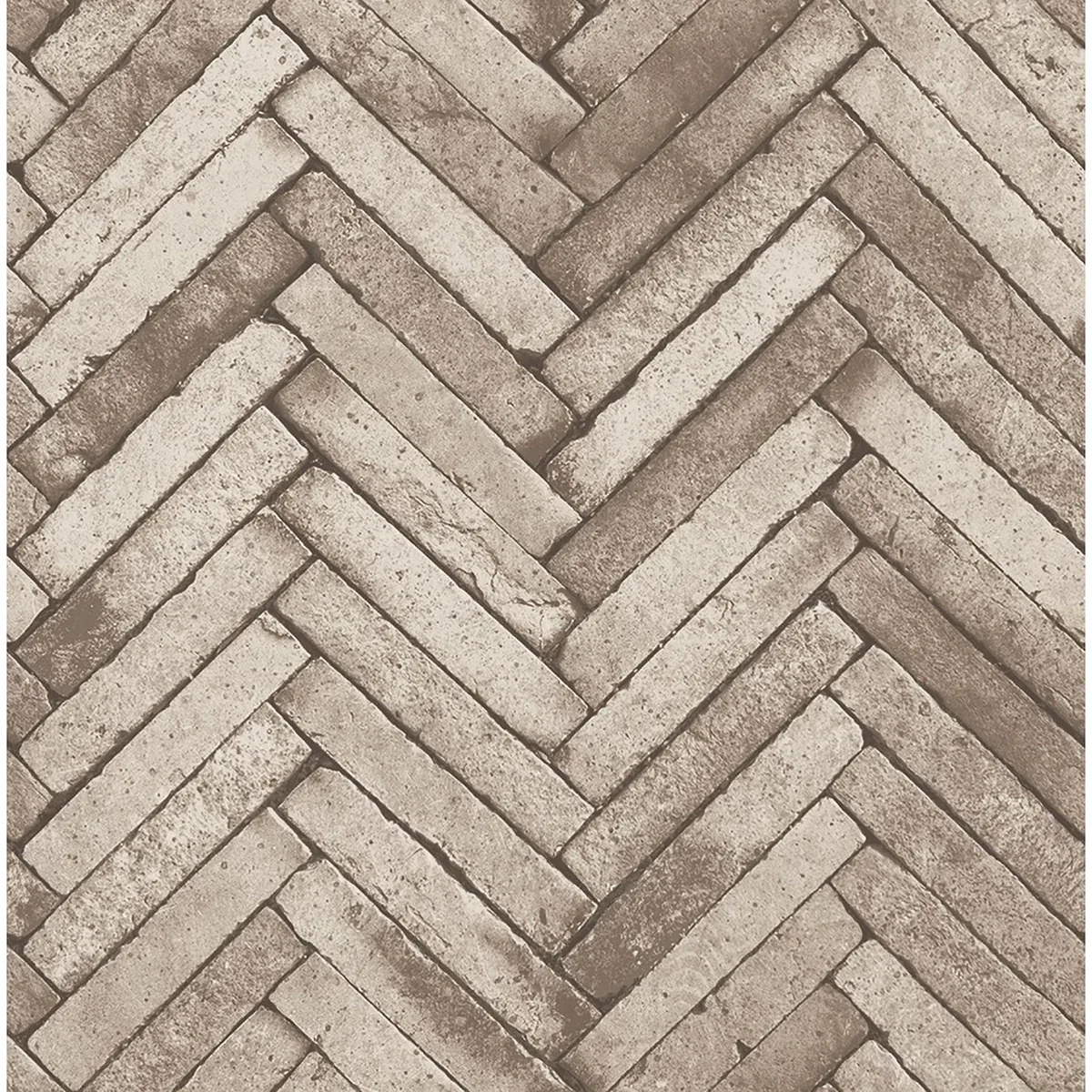 Brewster Home Fashions Ryon Taupe Diagonal Slate Wallpaper - SKU FD41230
