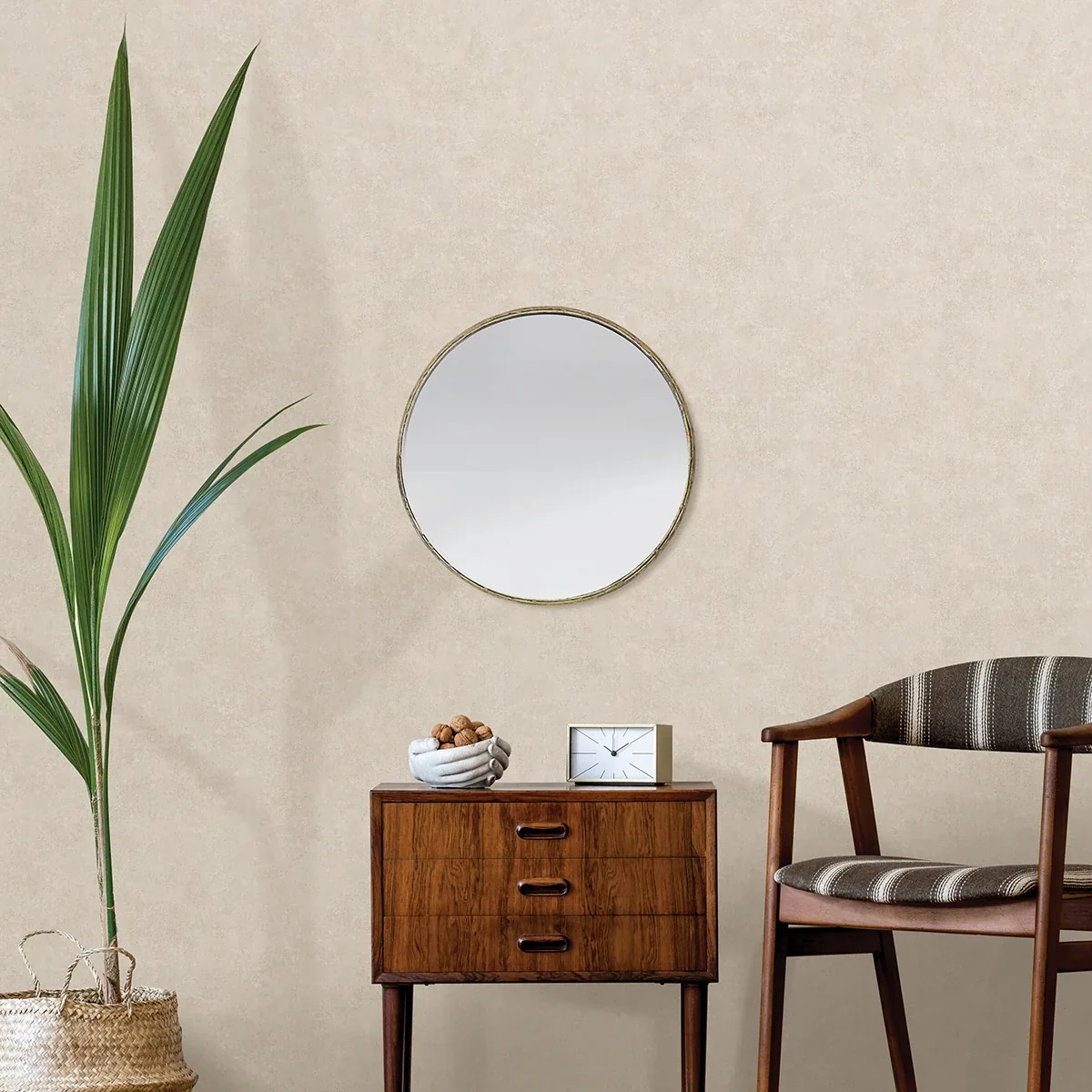 Brewster Home Fashions Ryu Taupe Cement Texture Wallpaper - SKU 4035-37655-5
