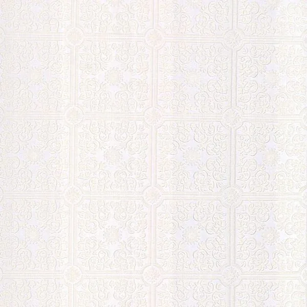 Brewster Home Fashions Sabrina White Tin Ceiling Wallpaper - SKU 412-96291