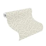 Brewster Home Fashions Sagano Light Grey Leaf Wallpaper - SKU 2980-704631
