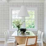 Brewster Home Fashions Sala White Plaid Wallpaper - SKU 2980-92123
