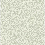 Brewster Home Fashions Salix Sage Leaf Wallpaper - SKU M1667