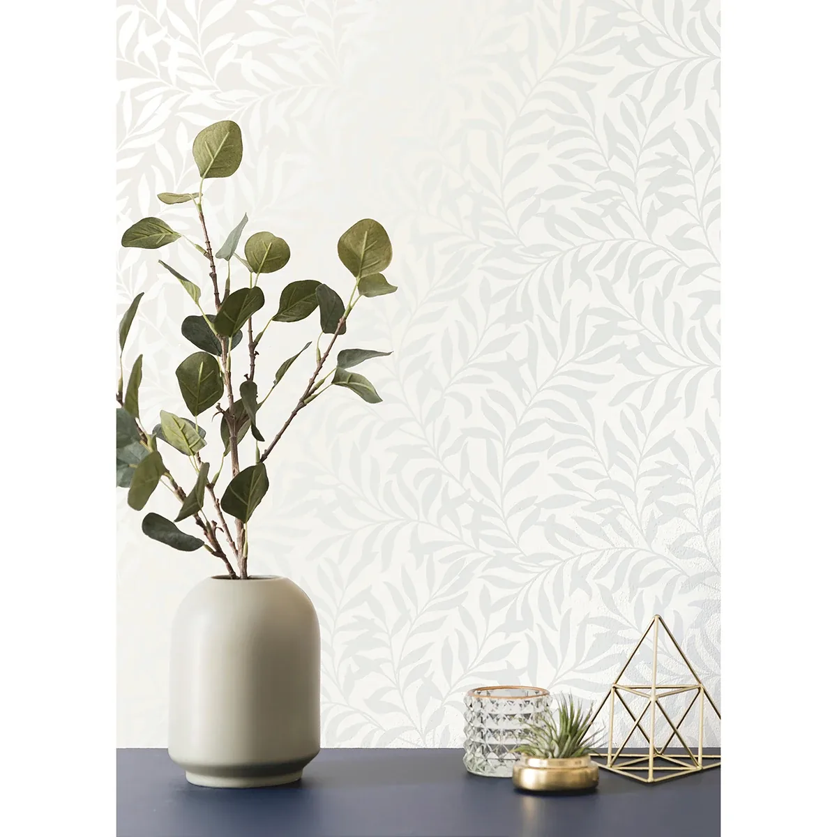 Brewster Home Fashions Salix Silver Leaf Wallpaper - SKU M1666