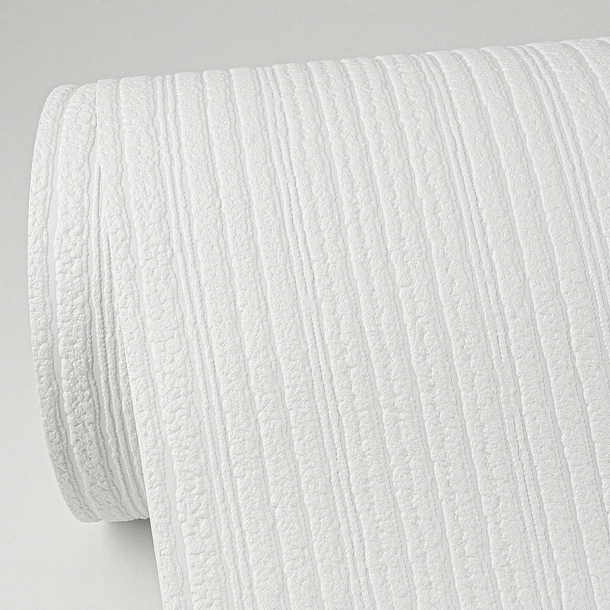 Brewster Home Fashions Samuel White Paintable Textured Stripe Wallpaper | Wallpaper Twins Brewster Home Fashions Samuel White Paintable Textured Stripe Wallpaper - SKU 4000-3149-18