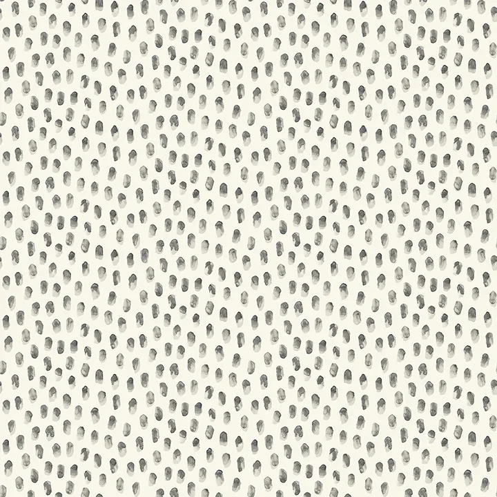 4071-71063 | Sand Drips Dark Grey Painted Dots Wallpaper