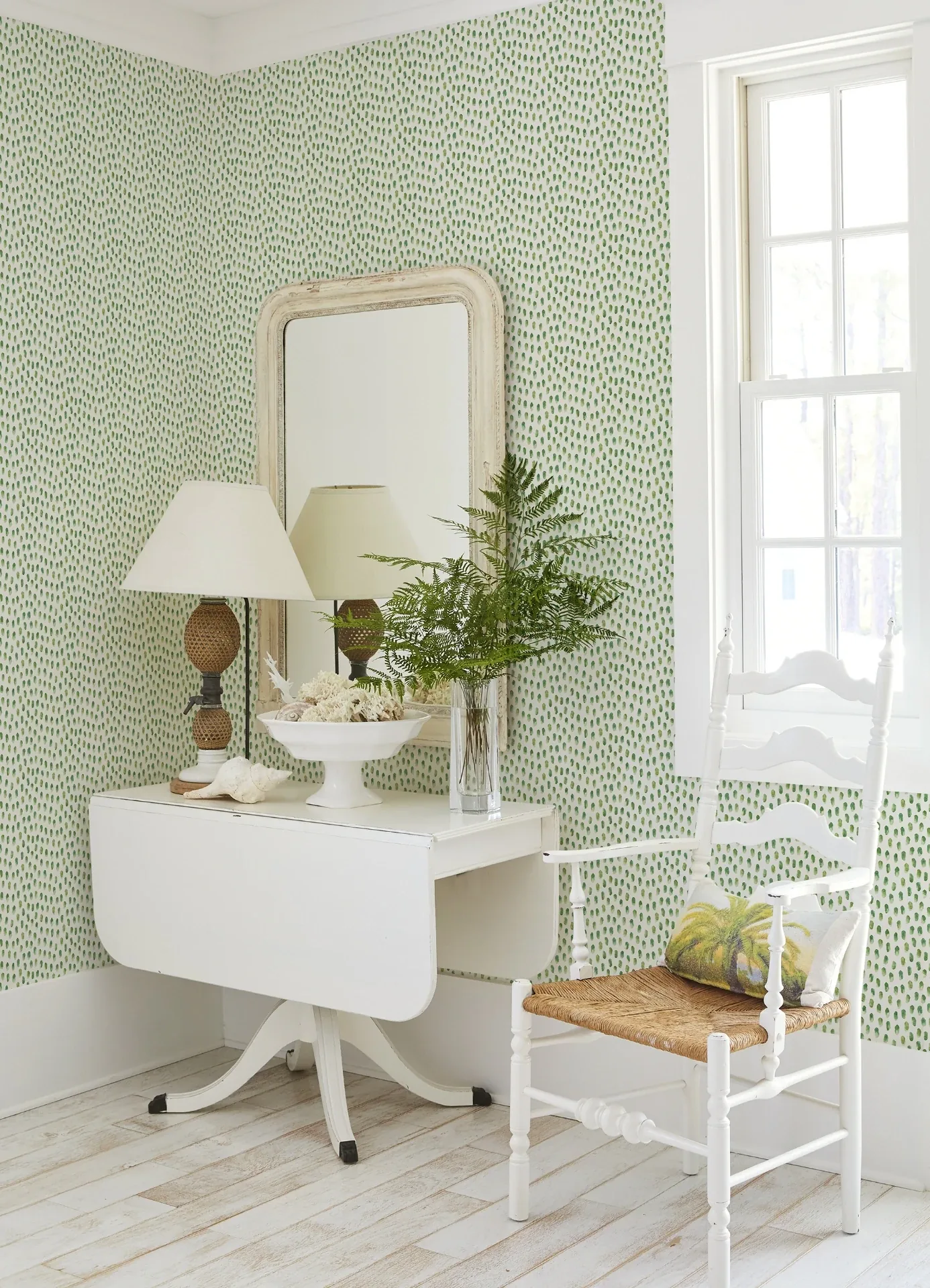Brewster Home Fashions Sand Drips Green Painted Dots Wallpaper | Wallpaper Twins Brewster Home Fashions Sand Drips Green Painted Dots Wallpaper - SKU 4071-71062