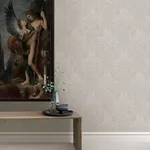 Brewster Home Fashions Sandor Grey Damask Wallpaper - SKU 2830-2773