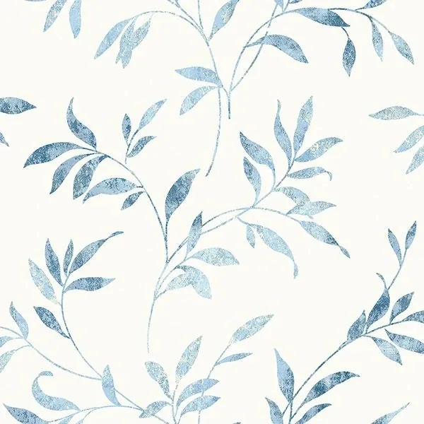 3117-54516 | Sanibel Light Blue Trail Wallpaper