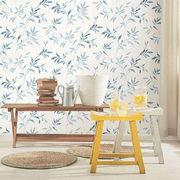 Brewster Home Fashions Sanibel Light Blue Trail Wallpaper | Wallpaper Twins Brewster Home Fashions Sanibel Light Blue Trail Wallpaper - SKU 3117-54516