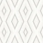 Brewster Home Fashions Santa Grey Grey Geometric Wallpaper - SKU 3120-13663