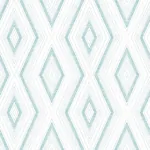 Brewster Home Fashions Santa Turquoise Geometric Wallpaper - SKU 3120-13661