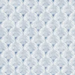 Brewster Home Fashions Santiago Blue Scalloped Wallpaper - SKU 3120-13654