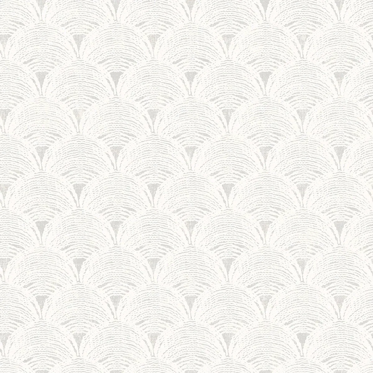 Brewster Home Fashions Santiago Grey Scalloped Wallpaper - SKU 3120-13655