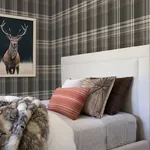 Brewster Home Fashions Saranac Dark Brown Flannel Wallpaper | Wallpaper Twins Brewster Home Fashions Saranac Dark Brown Flannel Wallpaper - SKU 3118-12671