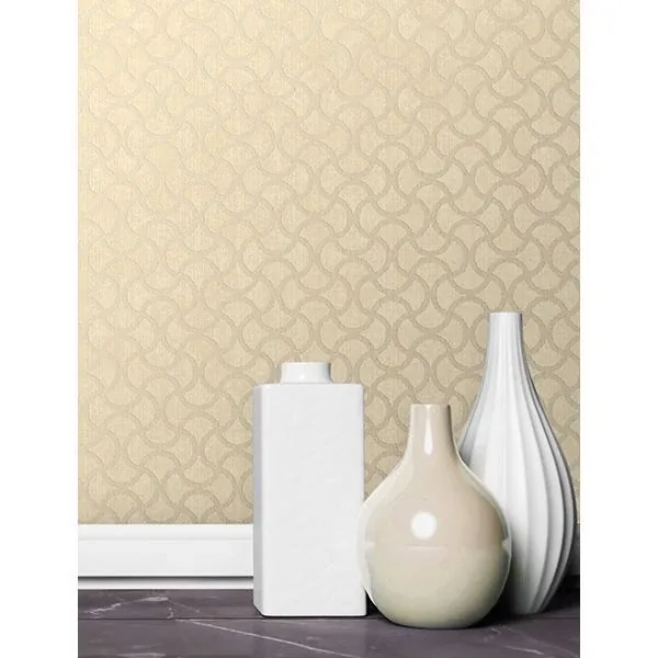 Brewster Home Fashions Scale Gold Geometric Wallpaper - SKU 2683-23012