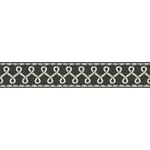 Brewster Home Fashions Scalloped Ribbon Black Trim Wall Border | Wallpaper Twins Brewster Home Fashions Scalloped Ribbon Black Trim Wall Border - SKU 4148-14504