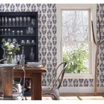 Brewster Home Fashions Scandinavian Blue Print Tulip Wallpaper | Wallpaper Twins Brewster Home Fashions Scandinavian Blue Print Tulip Wallpaper - SKU 2535-20652