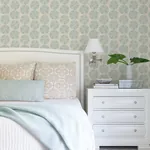 Brewster Home Fashions Sea Biscuit Aqua Sand Dollar Wallpaper | Wallpaper Twins Brewster Home Fashions Sea Biscuit Aqua Sand Dollar Wallpaper - SKU 4071-71028