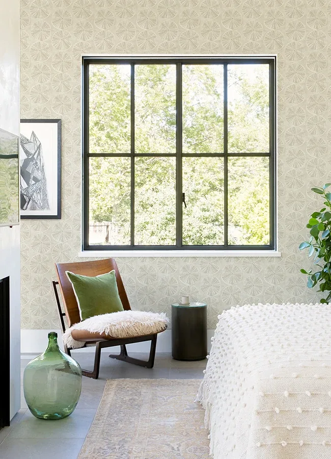 Brewster Home Fashions Sea Biscuit Beige Sand Dollar Wallpaper - SKU 4071-71027