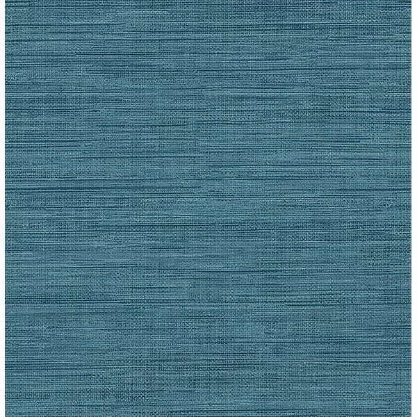 Brewster Home Fashions Sea Grass Blue Faux Grasscloth Wallpaper - SKU FD23286