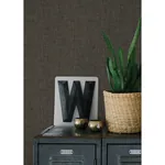 Brewster Home Fashions Seaton Black Linen Texture Wallpaper - SKU 4015-36976-8