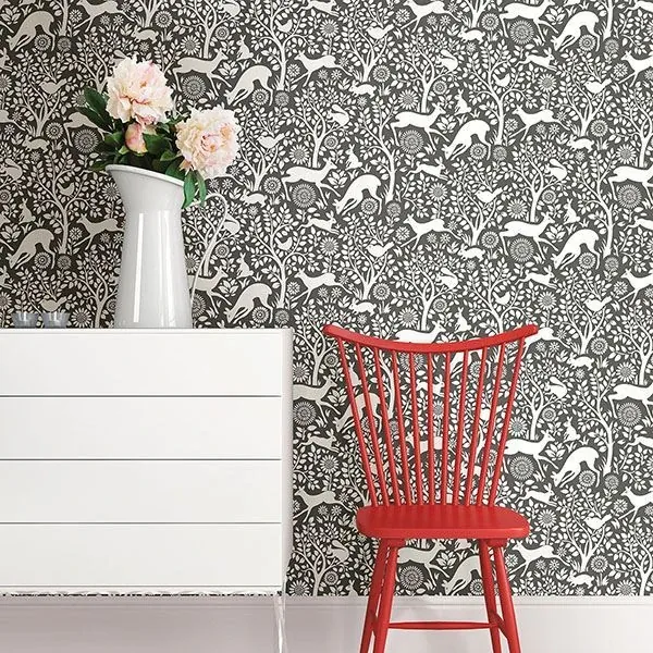 Brewster Home Fashions Seeger Brown Meadow Wallpaper - SKU 2766-22729