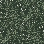 Brewster Home Fashions Senna Evergreen Budding Vines Wallpaper - SKU 4134-72518