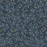 Brewster Home Fashions Senna Navy Budding Vines Wallpaper - SKU 4134-72520