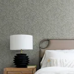 Brewster Home Fashions Senna Silver Budding Vines Wallpaper | Wallpaper Twins Brewster Home Fashions Senna Silver Budding Vines Wallpaper - SKU 4134-72522