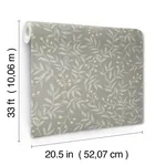 Brewster Home Fashions Senna Silver Budding Vines Wallpaper | Wallpaper Twins Brewster Home Fashions Senna Silver Budding Vines Wallpaper - SKU 4134-72522