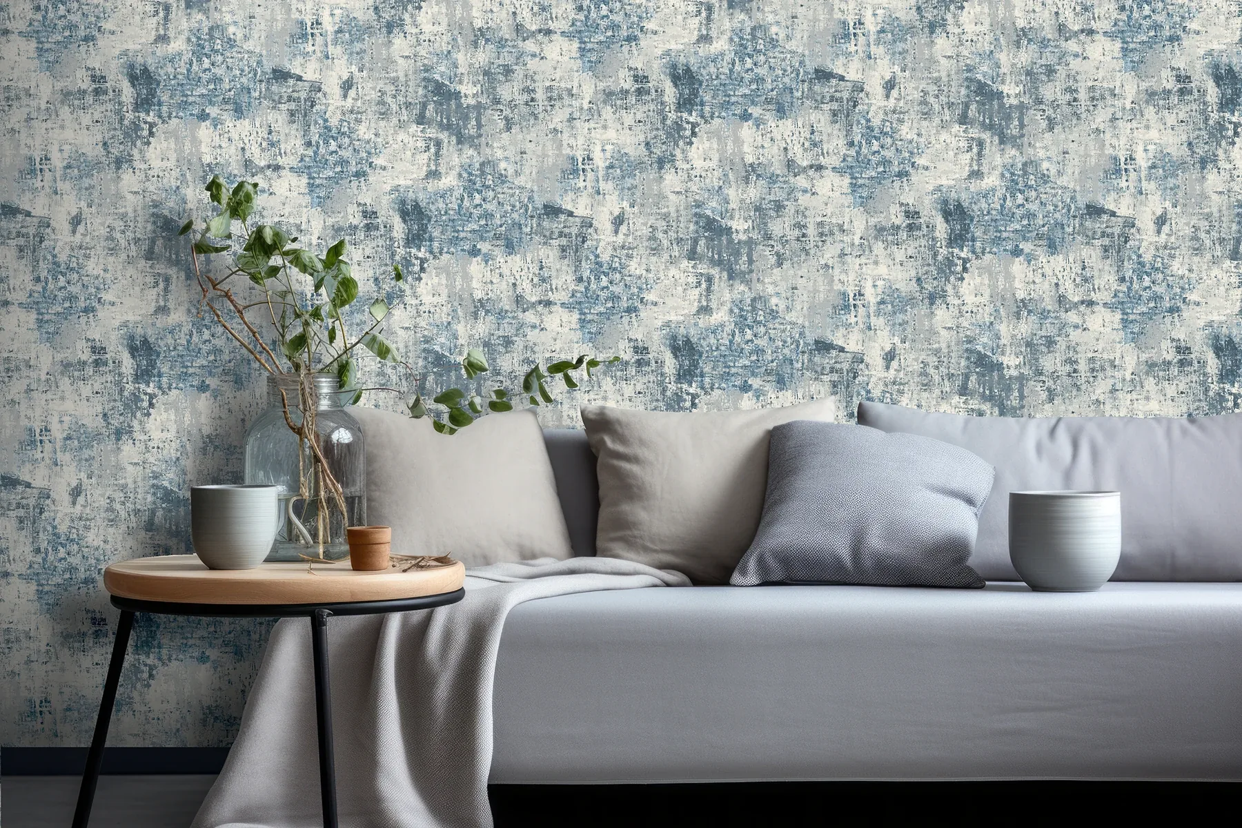 Brewster Home Fashions Sergio Blue Abstract Texture Wallpaper | Wallpaper Twins Brewster Home Fashions Sergio Blue Abstract Texture Wallpaper - SKU AH100192AH