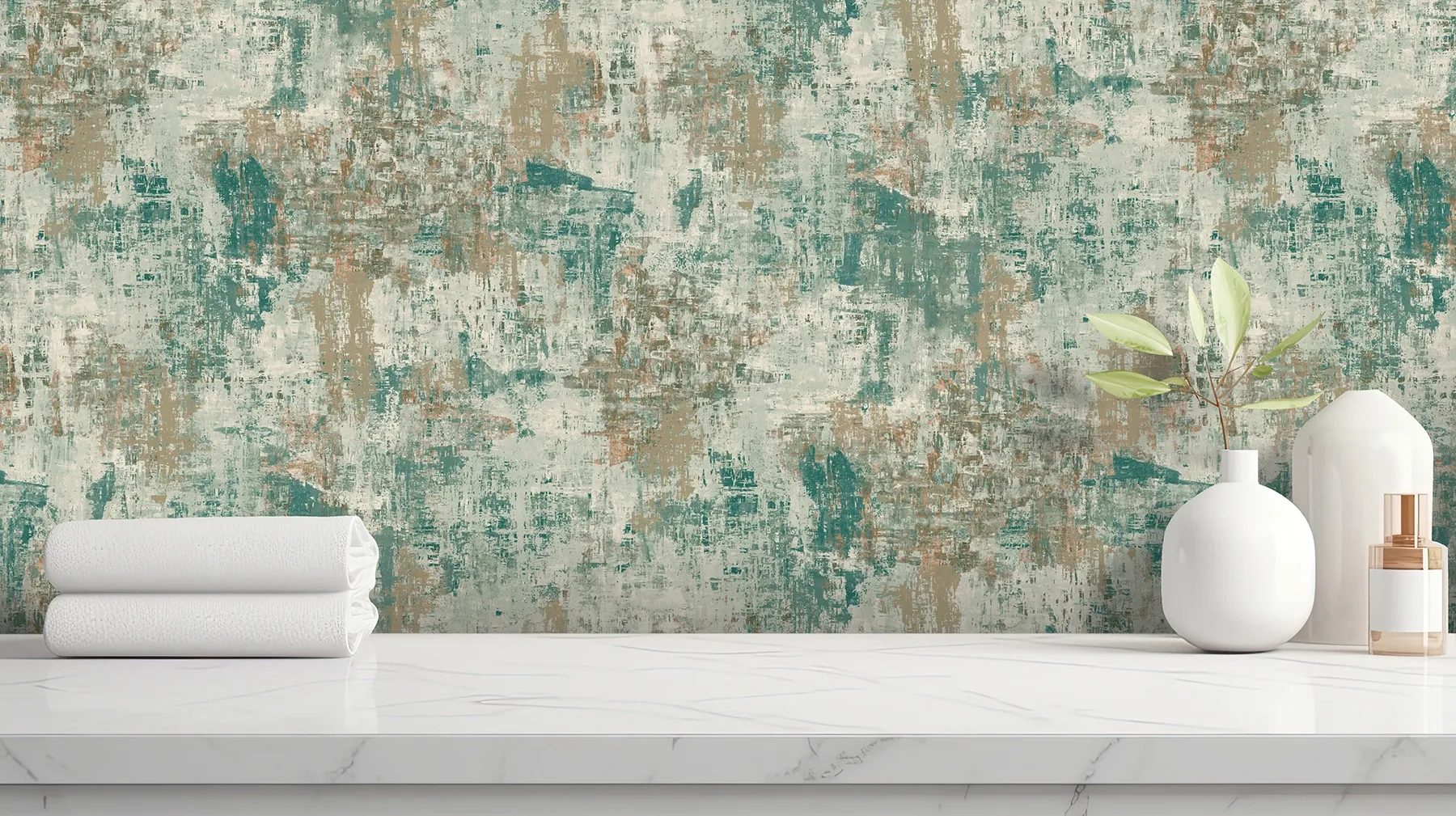 Brewster Home Fashions Sergio Green Abstract Texture Wallpaper | Wallpaper Twins Brewster Home Fashions Sergio Green Abstract Texture Wallpaper - SKU AH100193AH