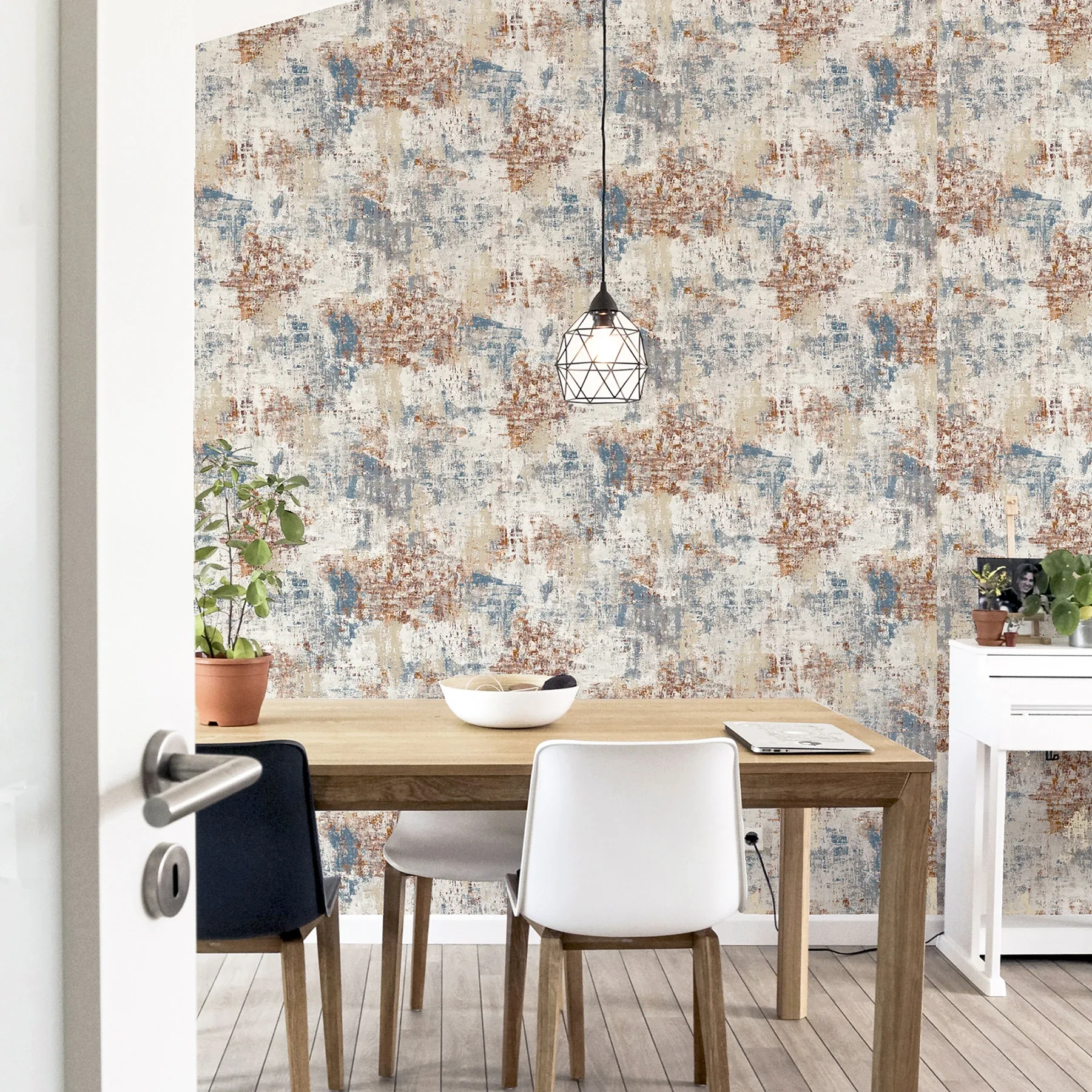 Brewster Home Fashions Sergio Rust Abstract Texture Wallpaper - SKU AH297406