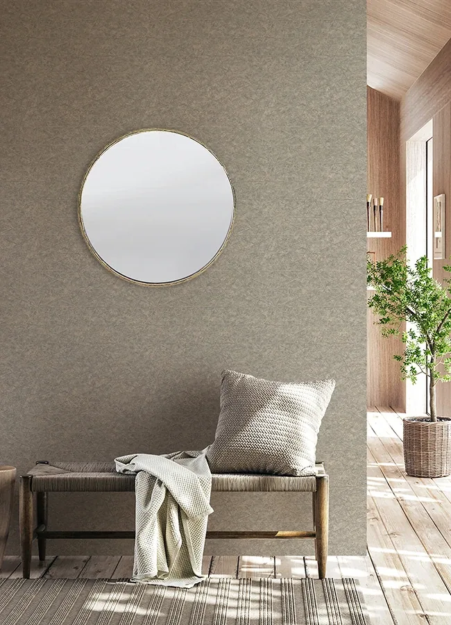Brewster Home Fashions Seth Grey Triangle Wallpaper - SKU 4096-554342