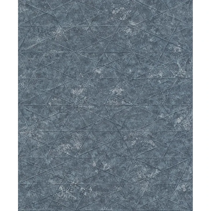 Brewster Home Fashions Seth Indigo Triangle Wallpaper - SKU 4096-554366