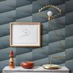 Brewster Home Fashions Shae Indigo Geo Wallpaper | Wallpaper Twins Brewster Home Fashions Shae Indigo Geo Wallpaper - SKU 4096-554656