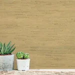 Brewster Home Fashions Shan Light Green Green Grasscloth Wallpaper - SKU 63-54764