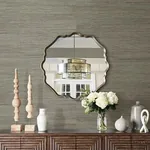Brewster Home Fashions Shandong Sea Green Grasscloth Wallpaper - SKU 2732-80070