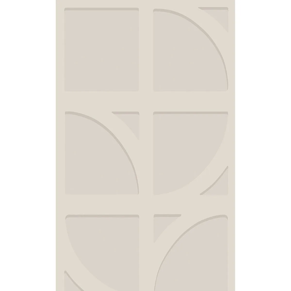 Brewster Home Fashions Shapes Champagne Curved Trellis Wallpaper - SKU 395801